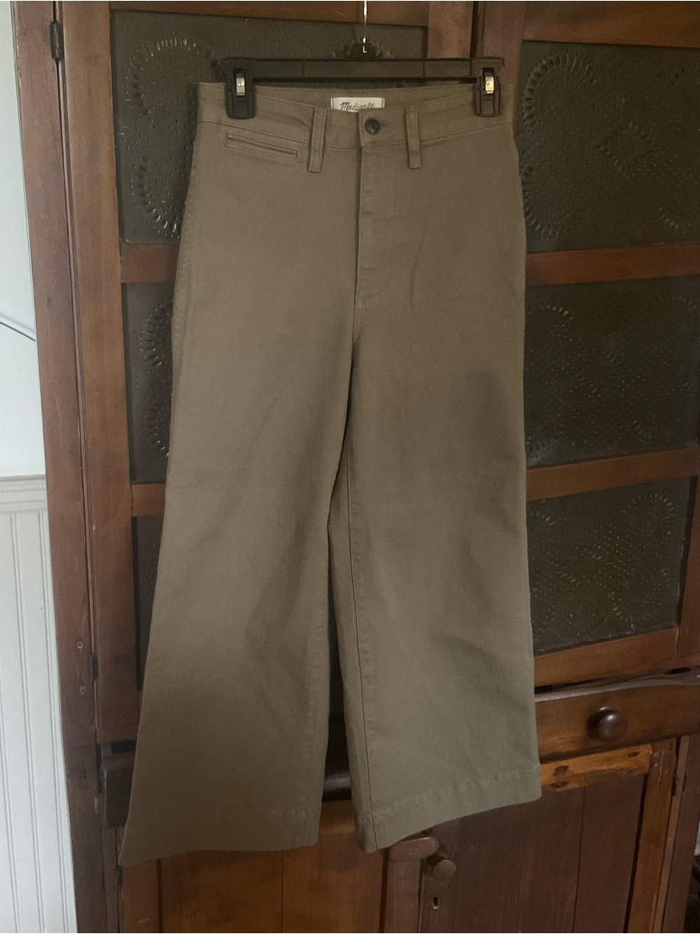 Madewell Wide Leg Crop Jeans 24